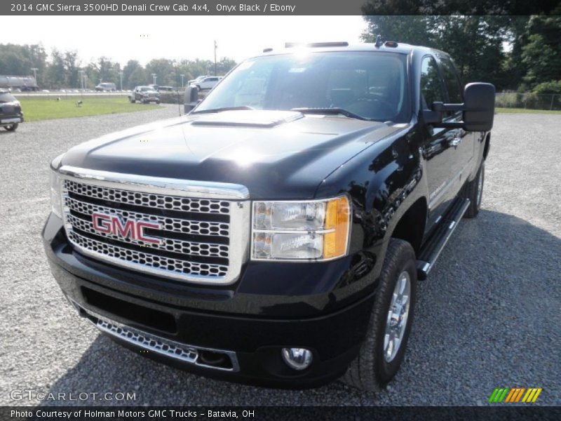 Onyx Black / Ebony 2014 GMC Sierra 3500HD Denali Crew Cab 4x4