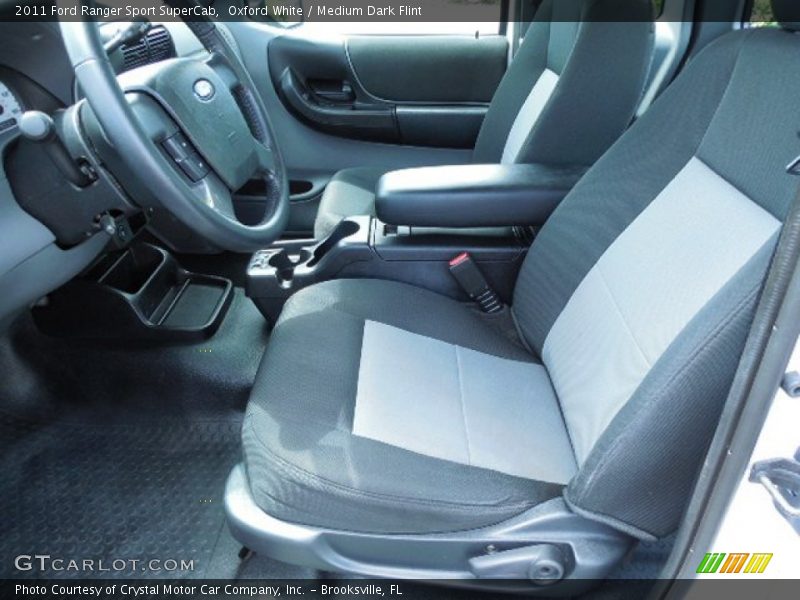  2011 Ranger Sport SuperCab Medium Dark Flint Interior