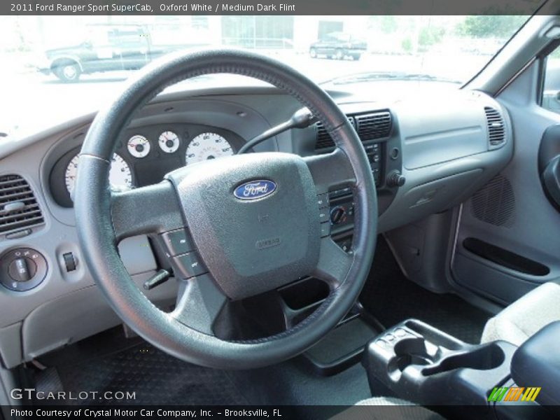 Dashboard of 2011 Ranger Sport SuperCab