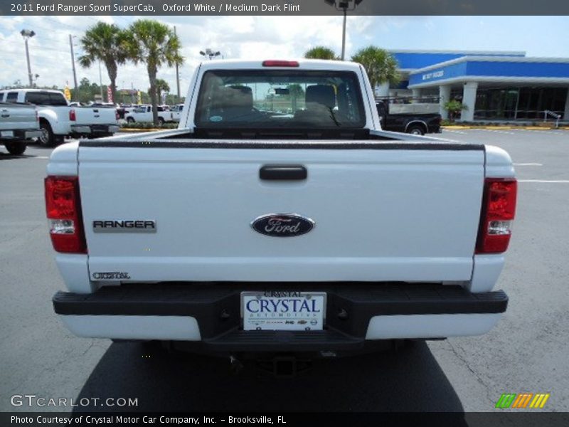 Oxford White / Medium Dark Flint 2011 Ford Ranger Sport SuperCab