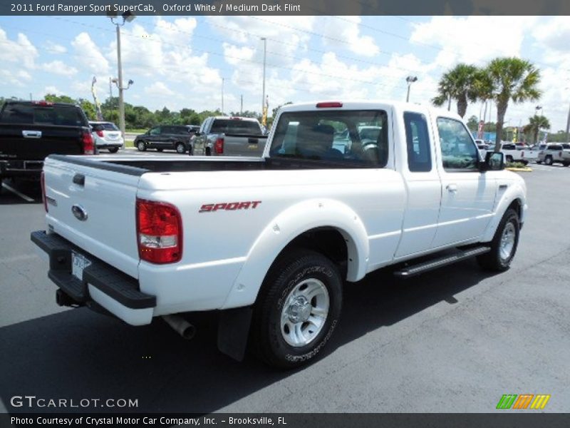 Oxford White / Medium Dark Flint 2011 Ford Ranger Sport SuperCab