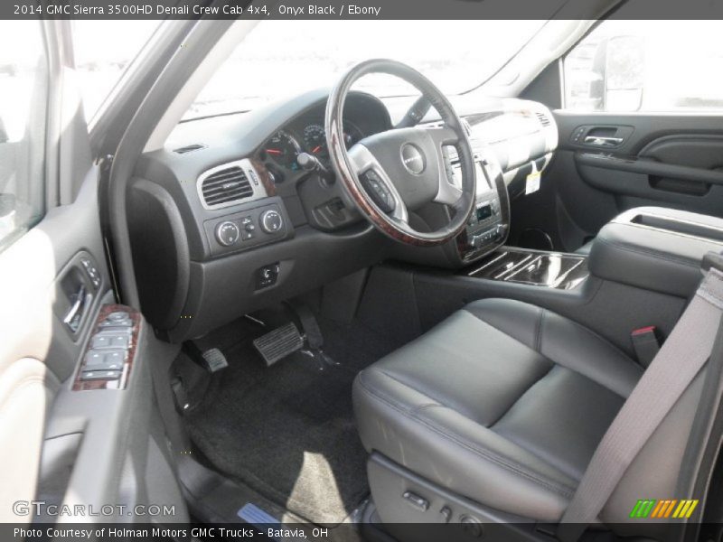 Onyx Black / Ebony 2014 GMC Sierra 3500HD Denali Crew Cab 4x4