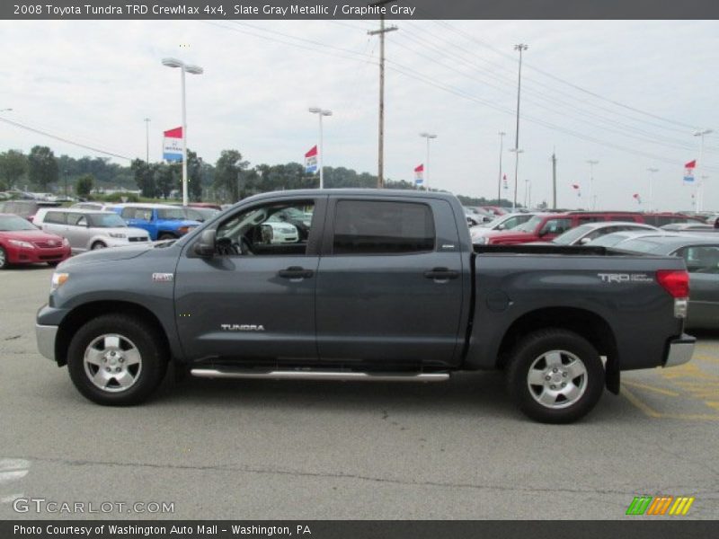 Slate Gray Metallic / Graphite Gray 2008 Toyota Tundra TRD CrewMax 4x4