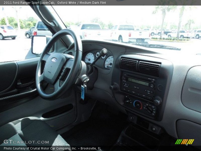 Oxford White / Medium Dark Flint 2011 Ford Ranger Sport SuperCab