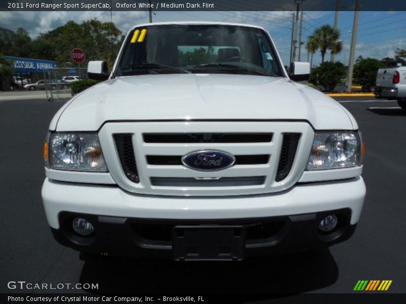 Oxford White / Medium Dark Flint 2011 Ford Ranger Sport SuperCab