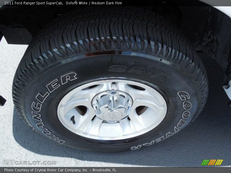 Oxford White / Medium Dark Flint 2011 Ford Ranger Sport SuperCab