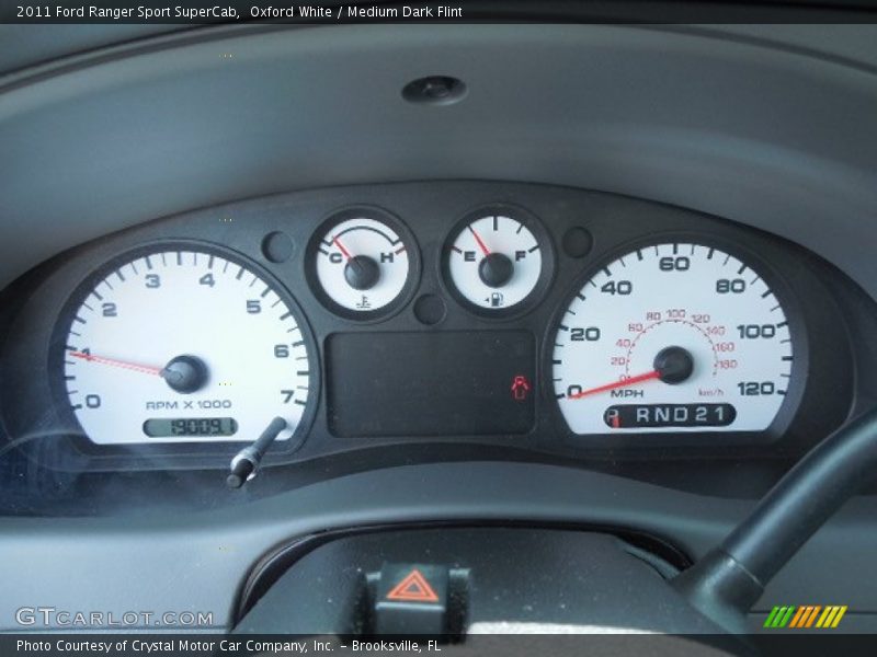  2011 Ranger Sport SuperCab Sport SuperCab Gauges