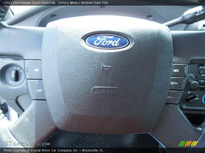 Oxford White / Medium Dark Flint 2011 Ford Ranger Sport SuperCab