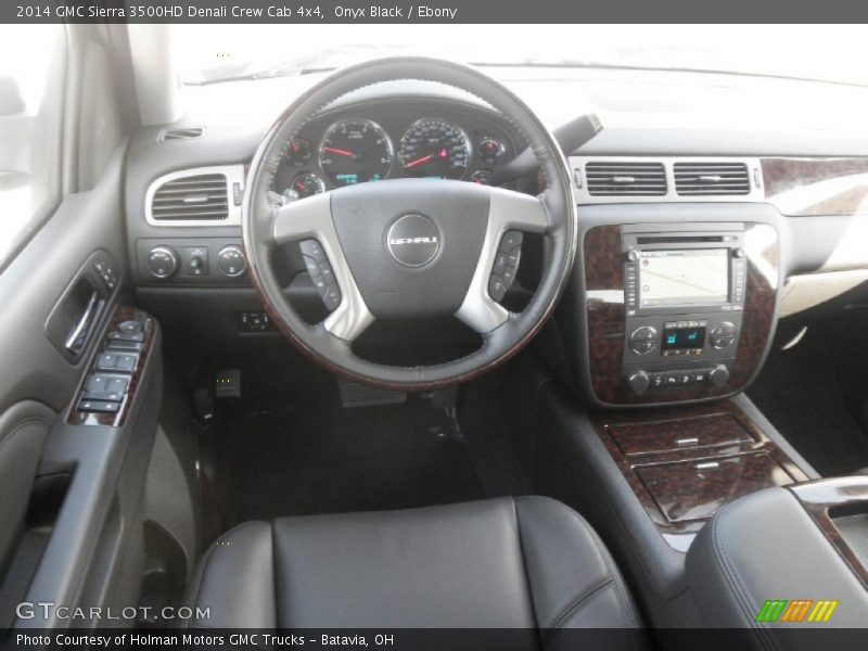 Onyx Black / Ebony 2014 GMC Sierra 3500HD Denali Crew Cab 4x4