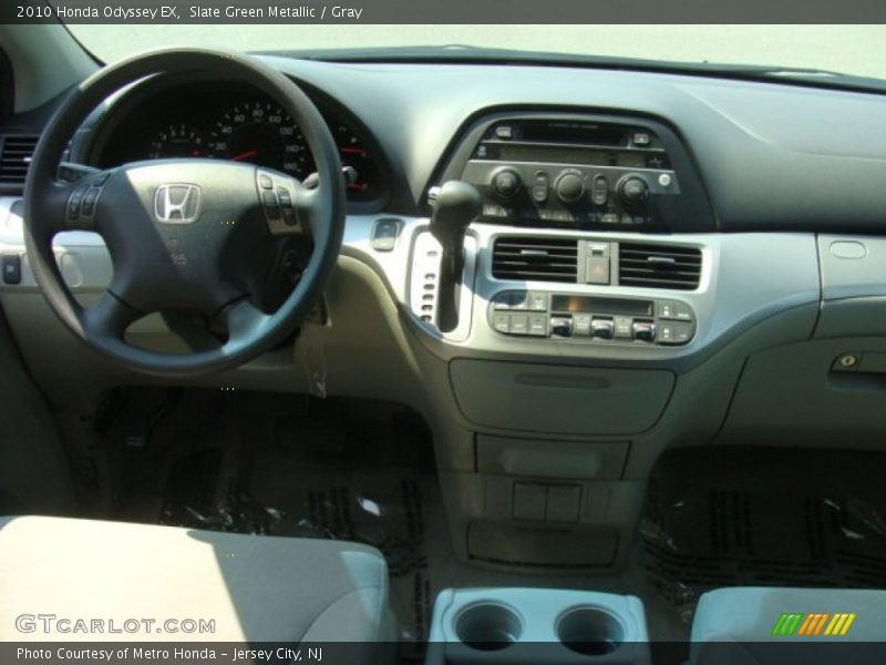 Slate Green Metallic / Gray 2010 Honda Odyssey EX