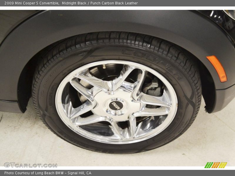 Midnight Black / Punch Carbon Black Leather 2009 Mini Cooper S Convertible