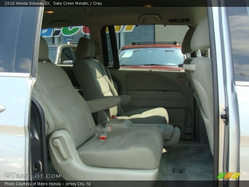 Slate Green Metallic / Gray 2010 Honda Odyssey EX
