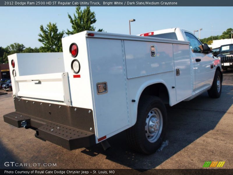 Bright White / Dark Slate/Medium Graystone 2012 Dodge Ram 2500 HD ST Regular Cab Utility Truck