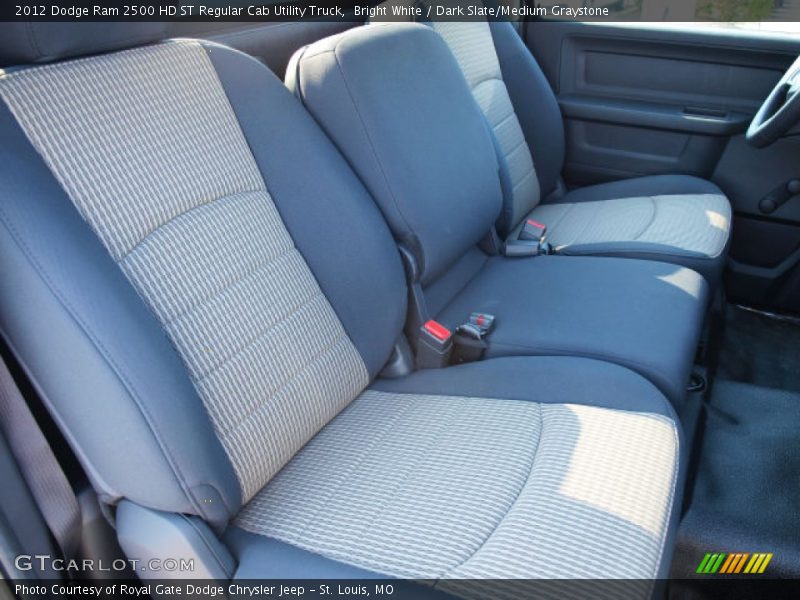 Bright White / Dark Slate/Medium Graystone 2012 Dodge Ram 2500 HD ST Regular Cab Utility Truck