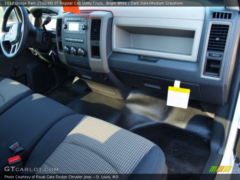 Bright White / Dark Slate/Medium Graystone 2012 Dodge Ram 2500 HD ST Regular Cab Utility Truck