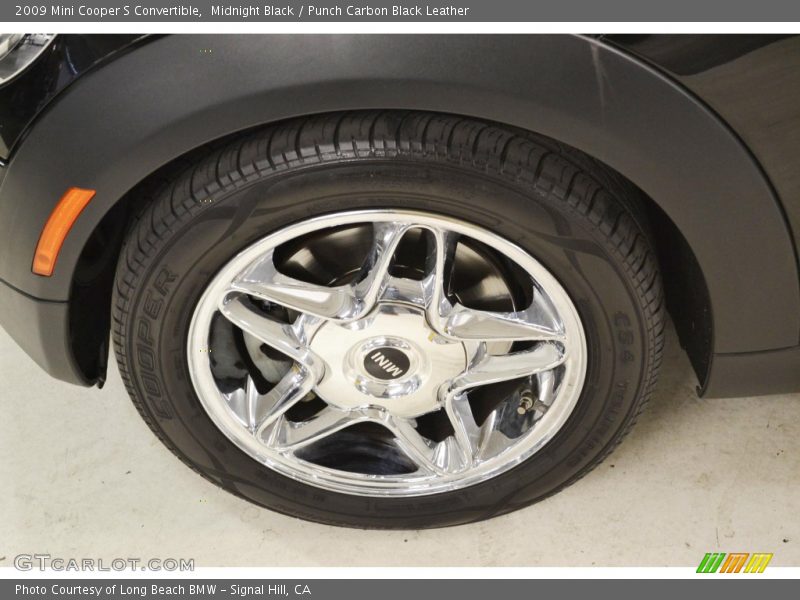 Midnight Black / Punch Carbon Black Leather 2009 Mini Cooper S Convertible