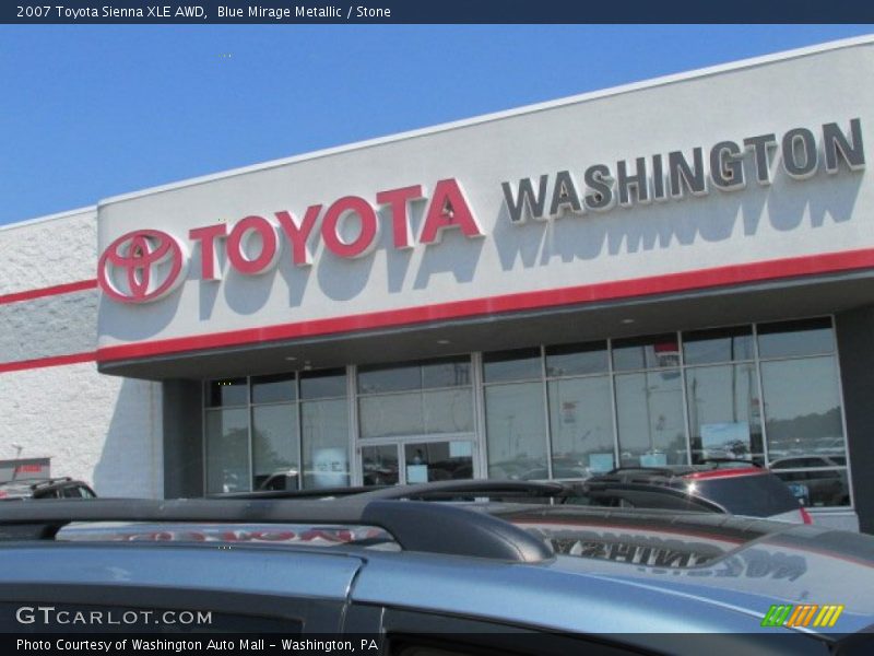 Blue Mirage Metallic / Stone 2007 Toyota Sienna XLE AWD