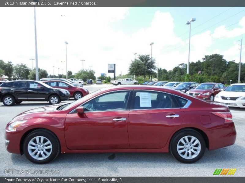 Cayenne Red / Charcoal 2013 Nissan Altima 2.5 S