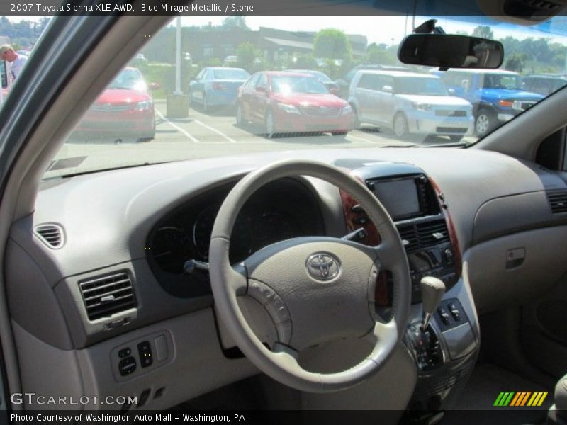 Blue Mirage Metallic / Stone 2007 Toyota Sienna XLE AWD