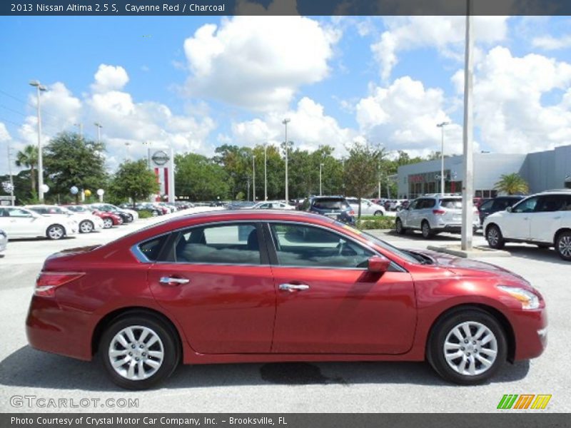 Cayenne Red / Charcoal 2013 Nissan Altima 2.5 S