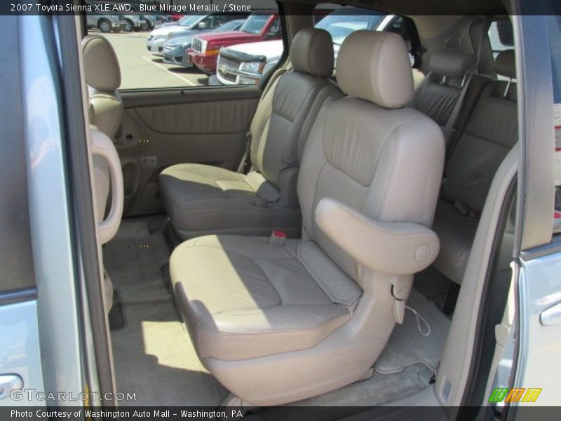 Blue Mirage Metallic / Stone 2007 Toyota Sienna XLE AWD