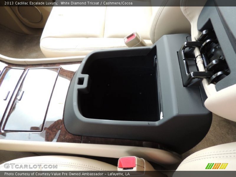 White Diamond Tricoat / Cashmere/Cocoa 2013 Cadillac Escalade Luxury