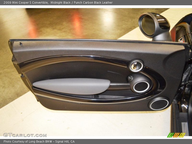 Midnight Black / Punch Carbon Black Leather 2009 Mini Cooper S Convertible