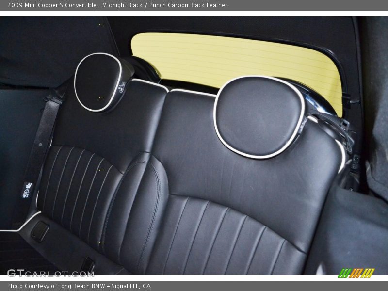 Midnight Black / Punch Carbon Black Leather 2009 Mini Cooper S Convertible
