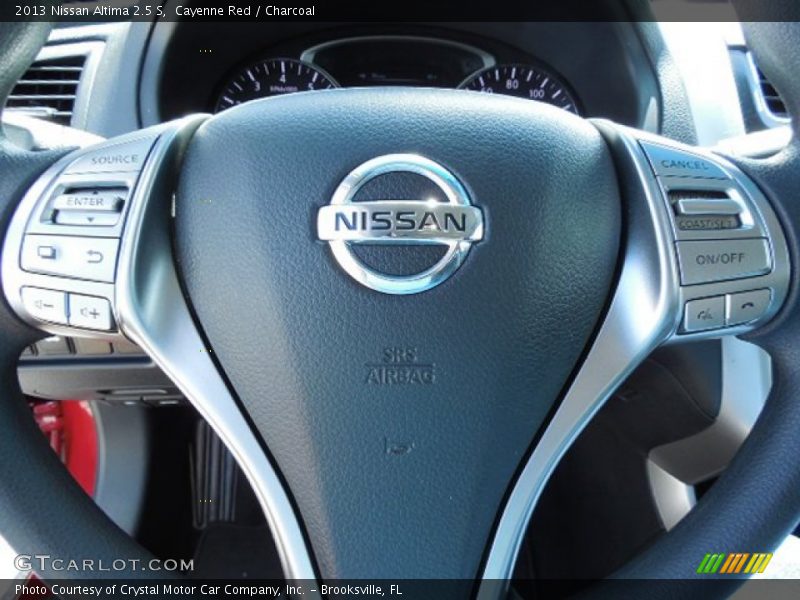 Cayenne Red / Charcoal 2013 Nissan Altima 2.5 S