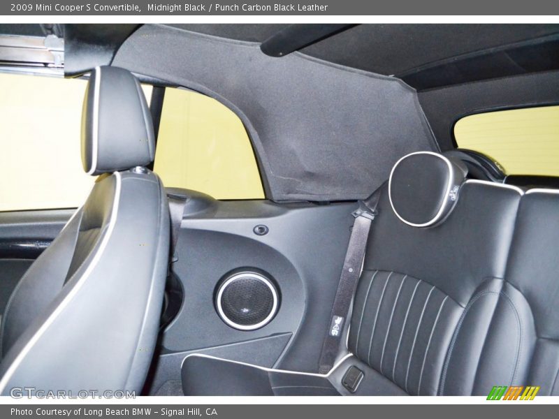 Midnight Black / Punch Carbon Black Leather 2009 Mini Cooper S Convertible