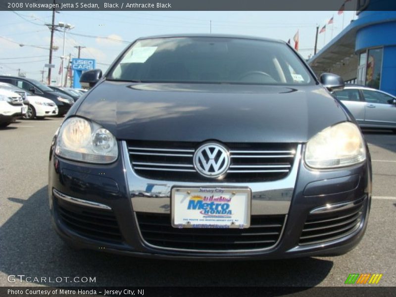 Black / Anthracite Black 2008 Volkswagen Jetta S Sedan