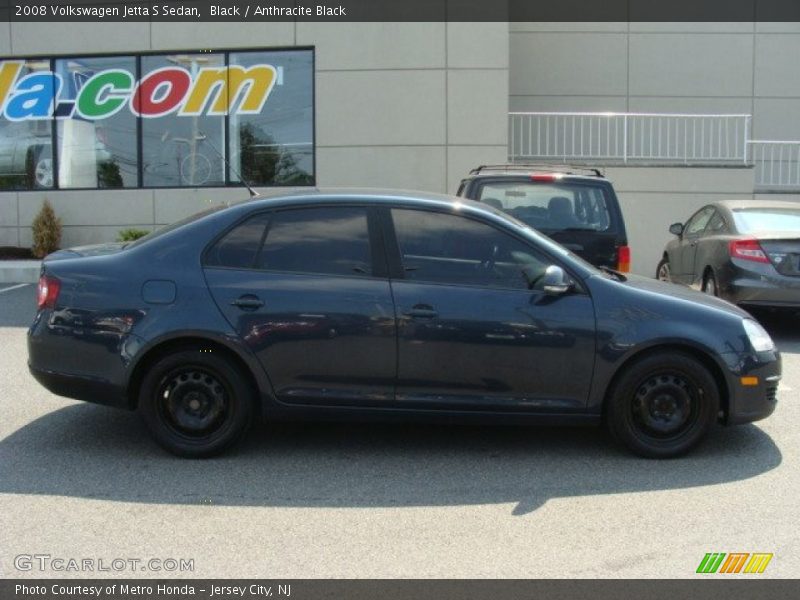 Black / Anthracite Black 2008 Volkswagen Jetta S Sedan