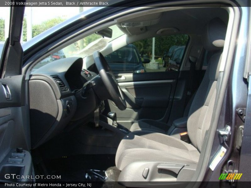 Black / Anthracite Black 2008 Volkswagen Jetta S Sedan
