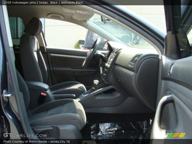Black / Anthracite Black 2008 Volkswagen Jetta S Sedan