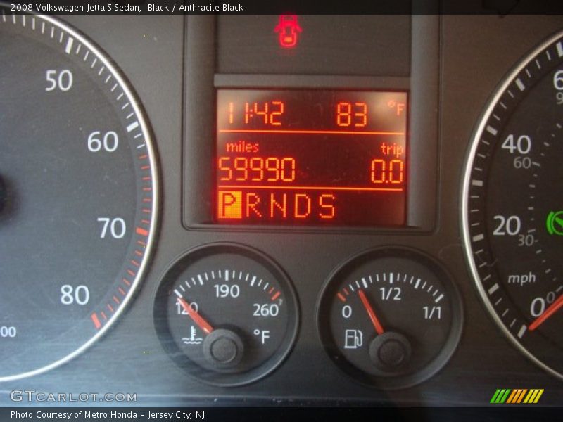 Black / Anthracite Black 2008 Volkswagen Jetta S Sedan