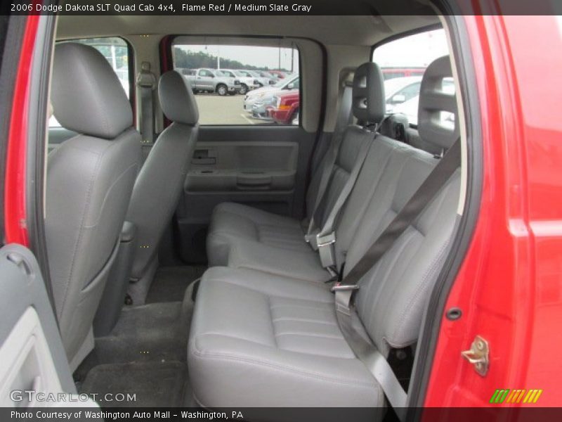 Flame Red / Medium Slate Gray 2006 Dodge Dakota SLT Quad Cab 4x4