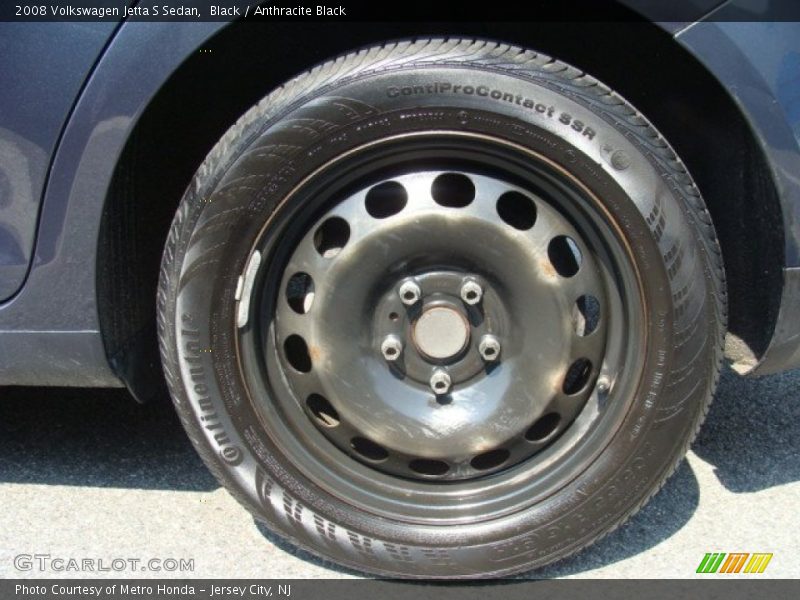 Black / Anthracite Black 2008 Volkswagen Jetta S Sedan