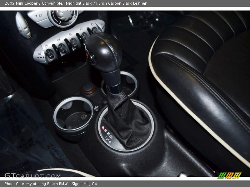 Midnight Black / Punch Carbon Black Leather 2009 Mini Cooper S Convertible