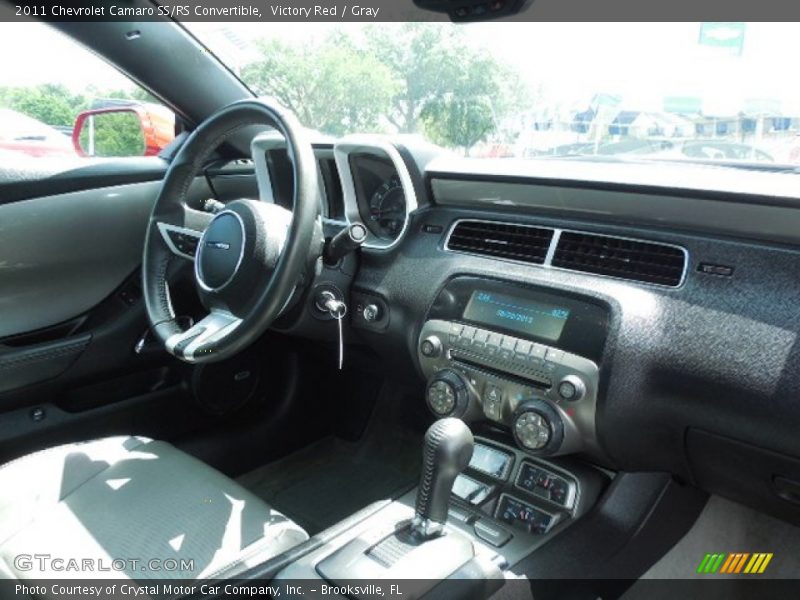 Victory Red / Gray 2011 Chevrolet Camaro SS/RS Convertible
