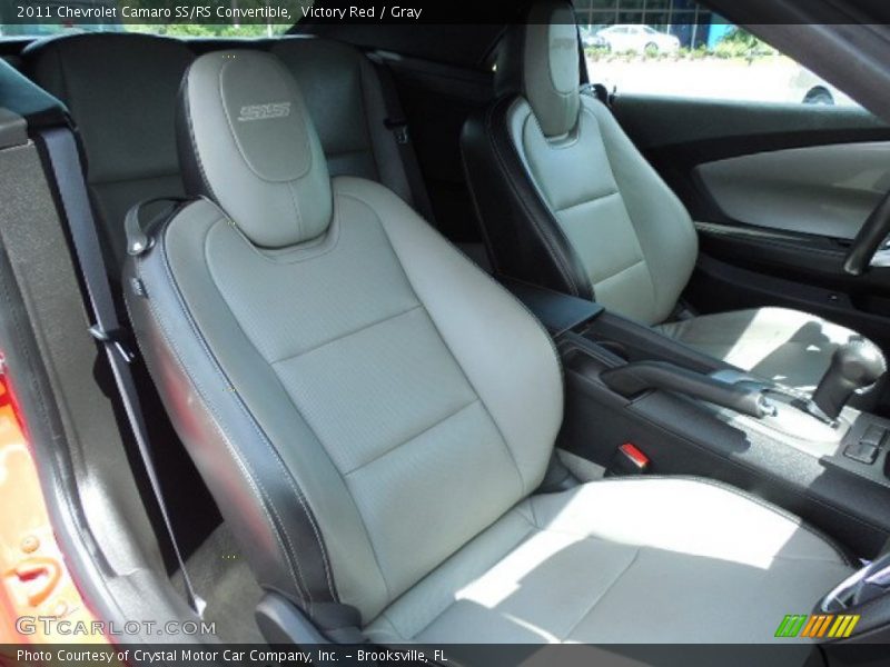 Victory Red / Gray 2011 Chevrolet Camaro SS/RS Convertible