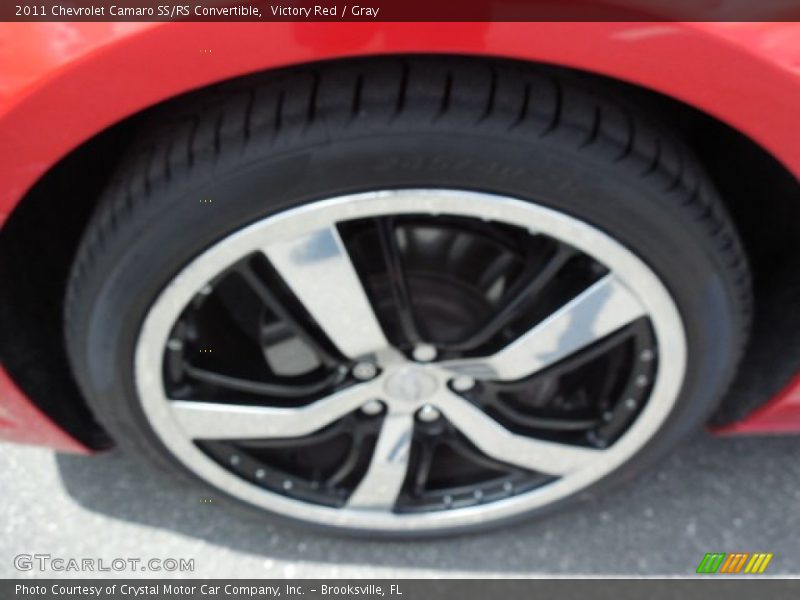 Victory Red / Gray 2011 Chevrolet Camaro SS/RS Convertible