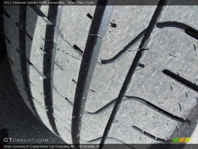 Victory Red / Gray 2011 Chevrolet Camaro SS/RS Convertible