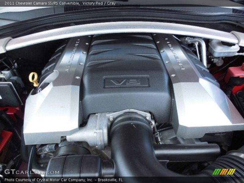 Victory Red / Gray 2011 Chevrolet Camaro SS/RS Convertible