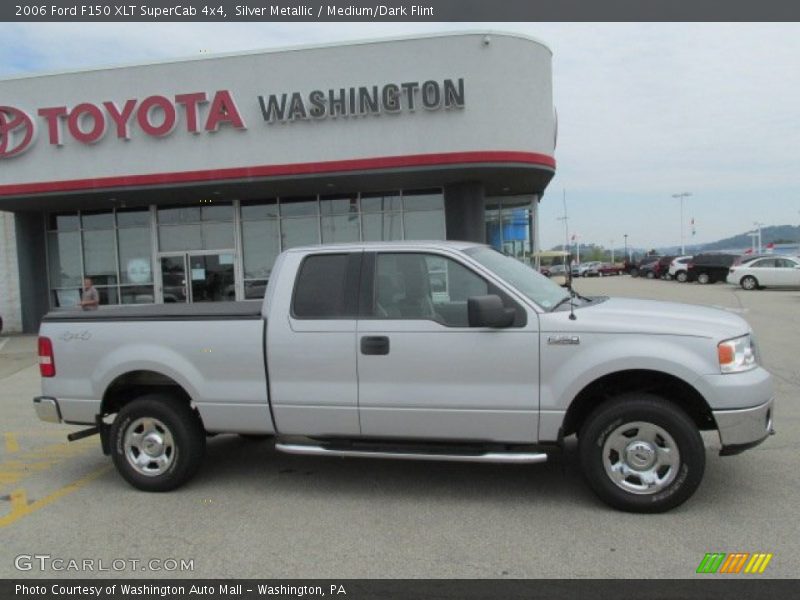 Silver Metallic / Medium/Dark Flint 2006 Ford F150 XLT SuperCab 4x4