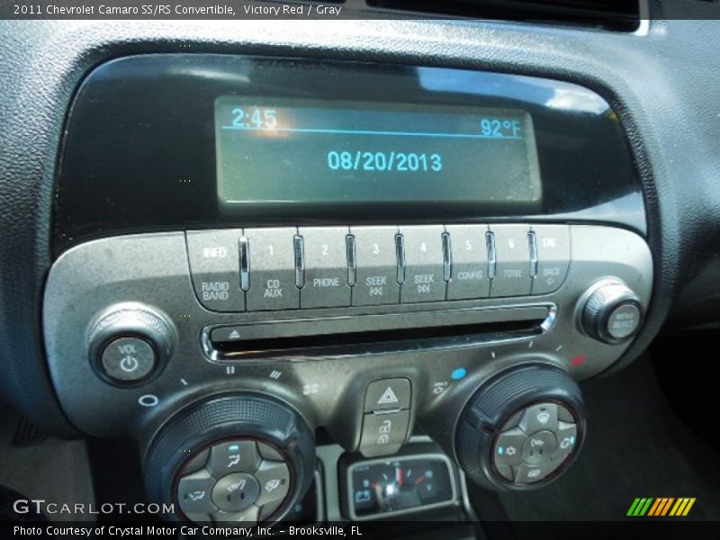 Victory Red / Gray 2011 Chevrolet Camaro SS/RS Convertible