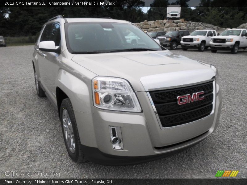 Champagne Silver Metallic / Jet Black 2013 GMC Terrain SLE