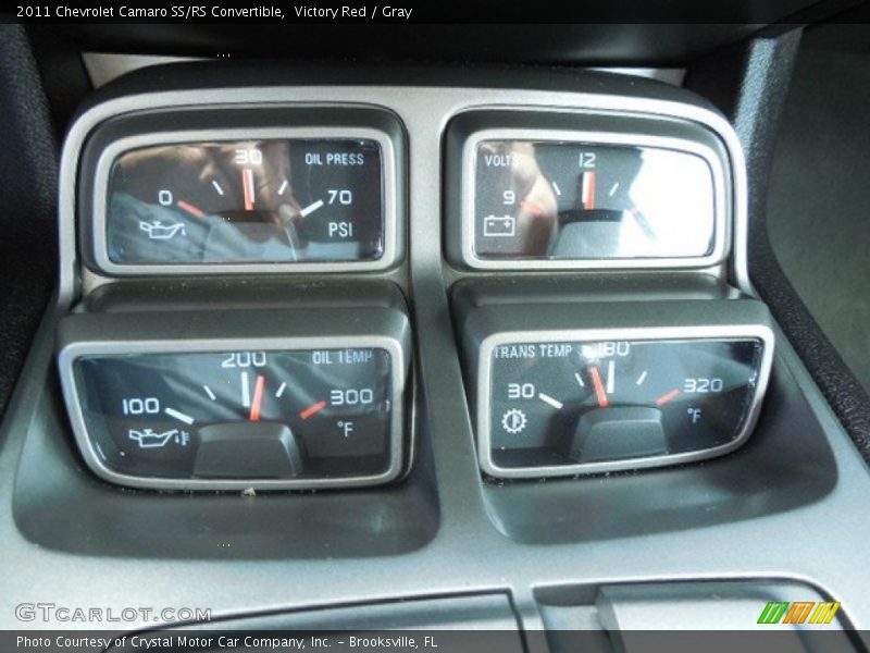 Victory Red / Gray 2011 Chevrolet Camaro SS/RS Convertible