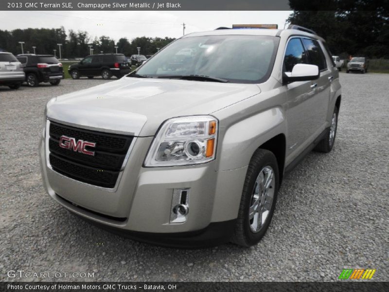 Champagne Silver Metallic / Jet Black 2013 GMC Terrain SLE
