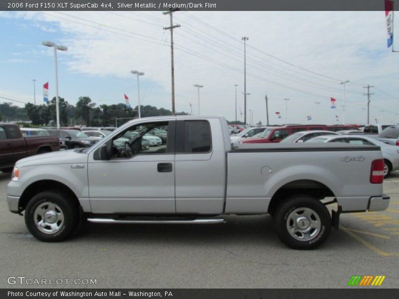 Silver Metallic / Medium/Dark Flint 2006 Ford F150 XLT SuperCab 4x4