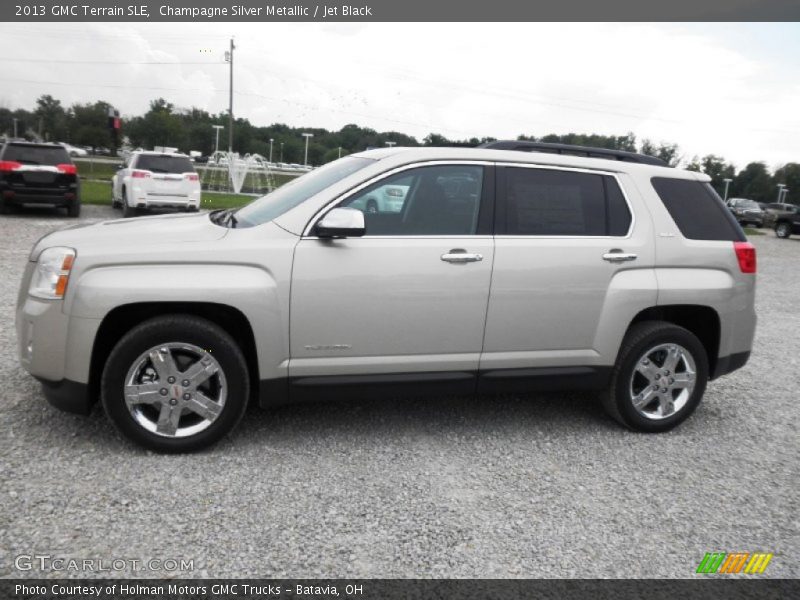 Champagne Silver Metallic / Jet Black 2013 GMC Terrain SLE